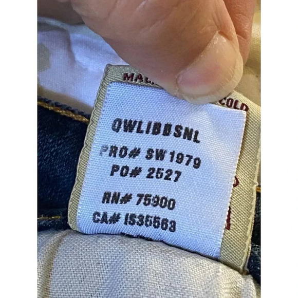 BIG STAR 26L Liv Boot Cut Low Cut Blue Jeans Distressed Whiskered Embroidered - Picture 9 of 16